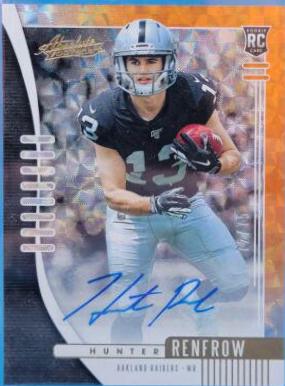 Hunter Renfrow [Orange Mosaic Autograph] #120
