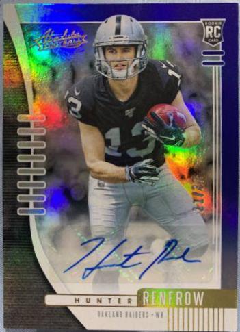 Hunter Renfrow [Spectrum Blue Autograph] #120