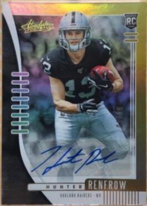 Hunter Renfrow [Spectrum Gold Autograph] #120