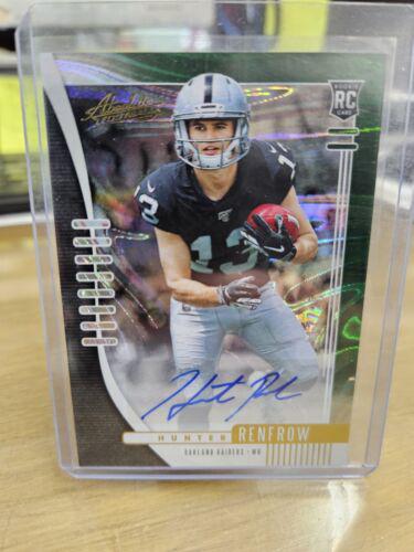 Hunter Renfrow [Spectrum Green Autograph] #120