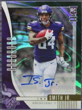 Irv Smith Jr. [Green Waves Autograph] #121