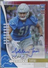 Jahlani Tavai [Red Squares Autograph] #159