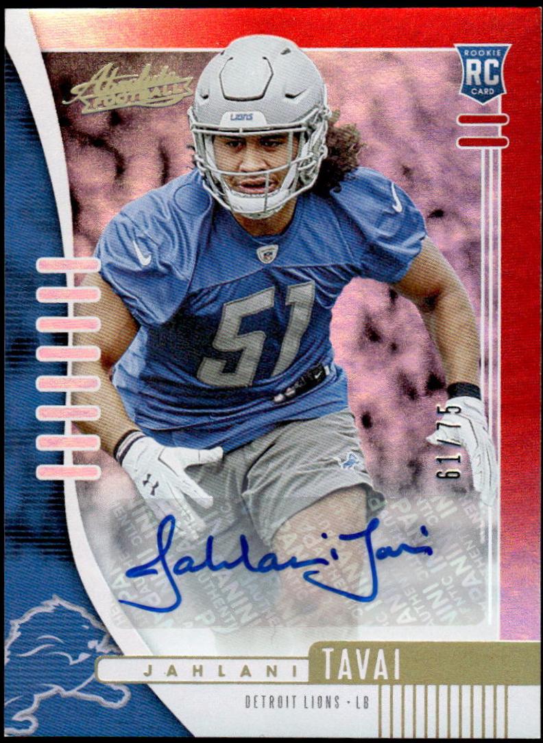 Jahlani Tavai [Spectrum Red Autograph] #159
