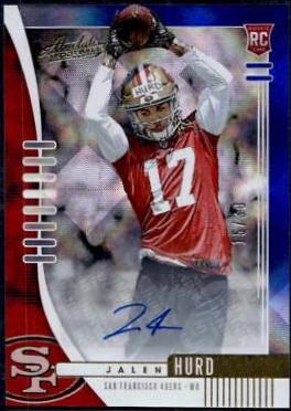 Jalen Hurd [Spectrum Blue Autograph] #185