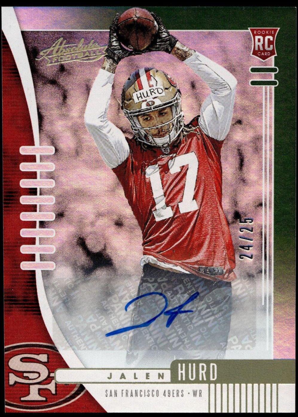 Jalen Hurd [Spectrum Green Autograph] #185