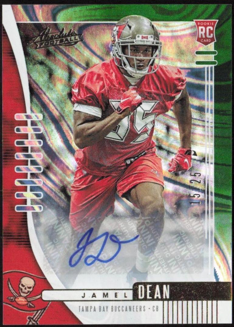 Jamel Dean [Green Waves Autograph] #192