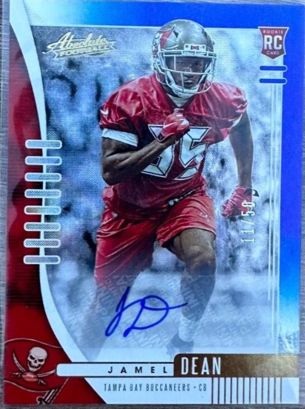Jamel Dean [Spectrum Blue Autograph] #192
