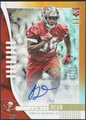 Jamel Dean [Spectrum Orange Autograph] #192
