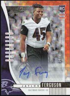 Jaylon Ferguson [Spectrum Orange Autograph] #142