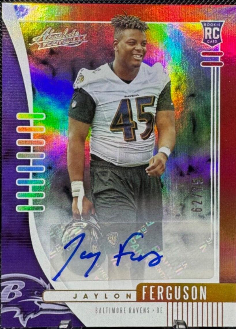 Jaylon Ferguson [Spectrum Red Autograph] #142