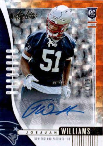 Joejuan Williams [Spectrum Orange Autograph] #166