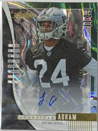 Johnathan Abram [Spectrum Green Autograph] #182