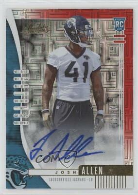 Josh Allen [Red Squares Autograph] #161