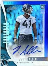 Josh Allen [Spectrum Blue Autograph] #161
