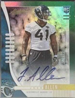 Josh Allen [Spectrum Green Autograph] #161