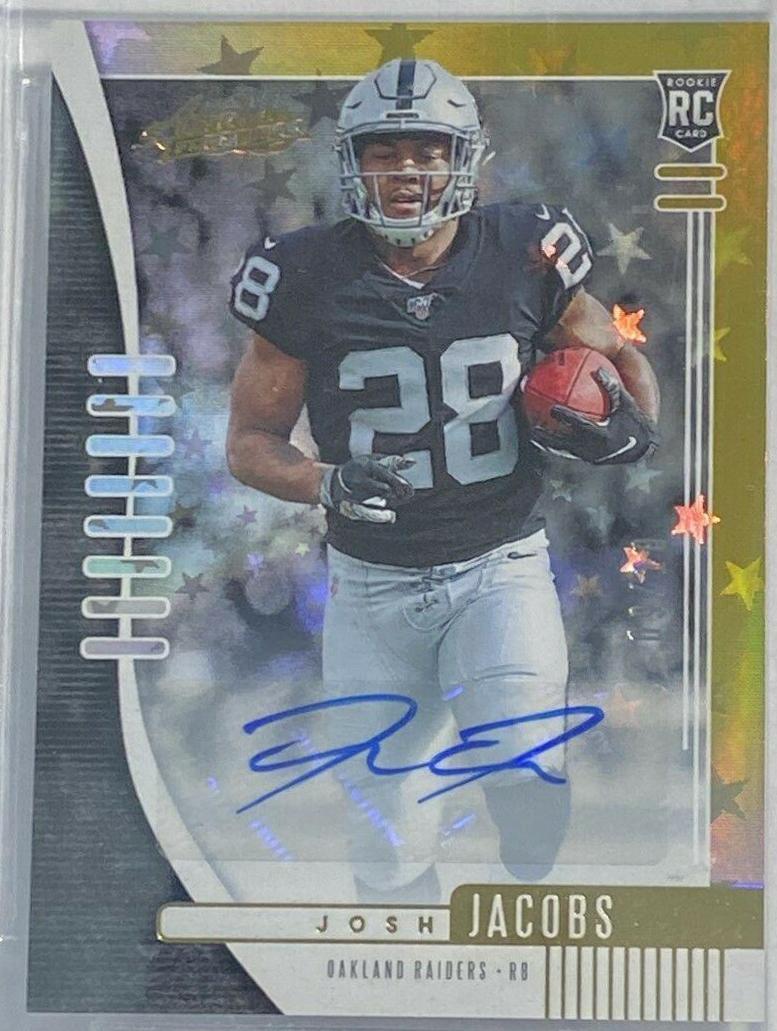 Josh Jacobs [Gold Stars Autograph] #124