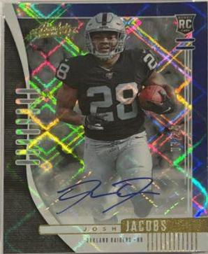 Josh Jacobs [Spectrum Blue Autograph] #124