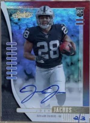 Josh Jacobs [Spectrum Red Autograph] #124