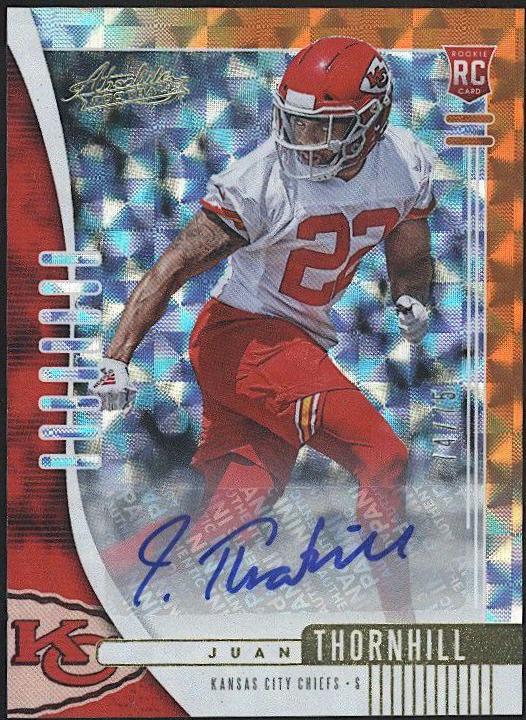 Juan Thornhill [Orange Mosaic Autograph] #164