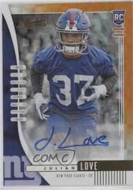 Julian Love [Orange Mosaic Autograph] #176