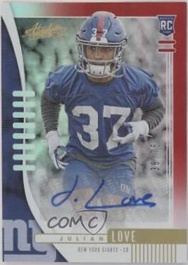 Julian Love [Spectrum Red Autograph] #176