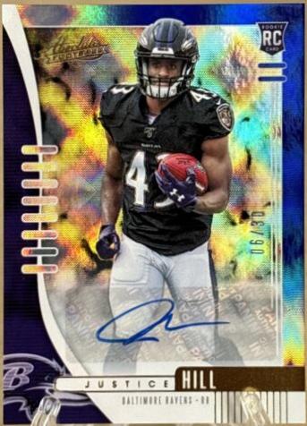 Justice Hill [Blue Diamonds Autograph] #125