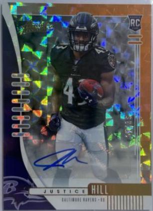 Justice Hill [Spectrum Orange Autograph] #125