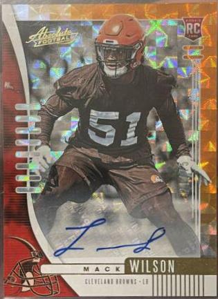 Mack Wilson [Orange Mosaic Autograph] #152