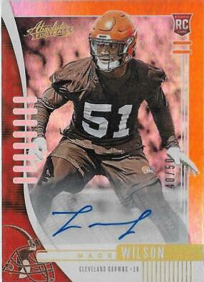 Mack Wilson [Spectrum Orange Autograph] #152