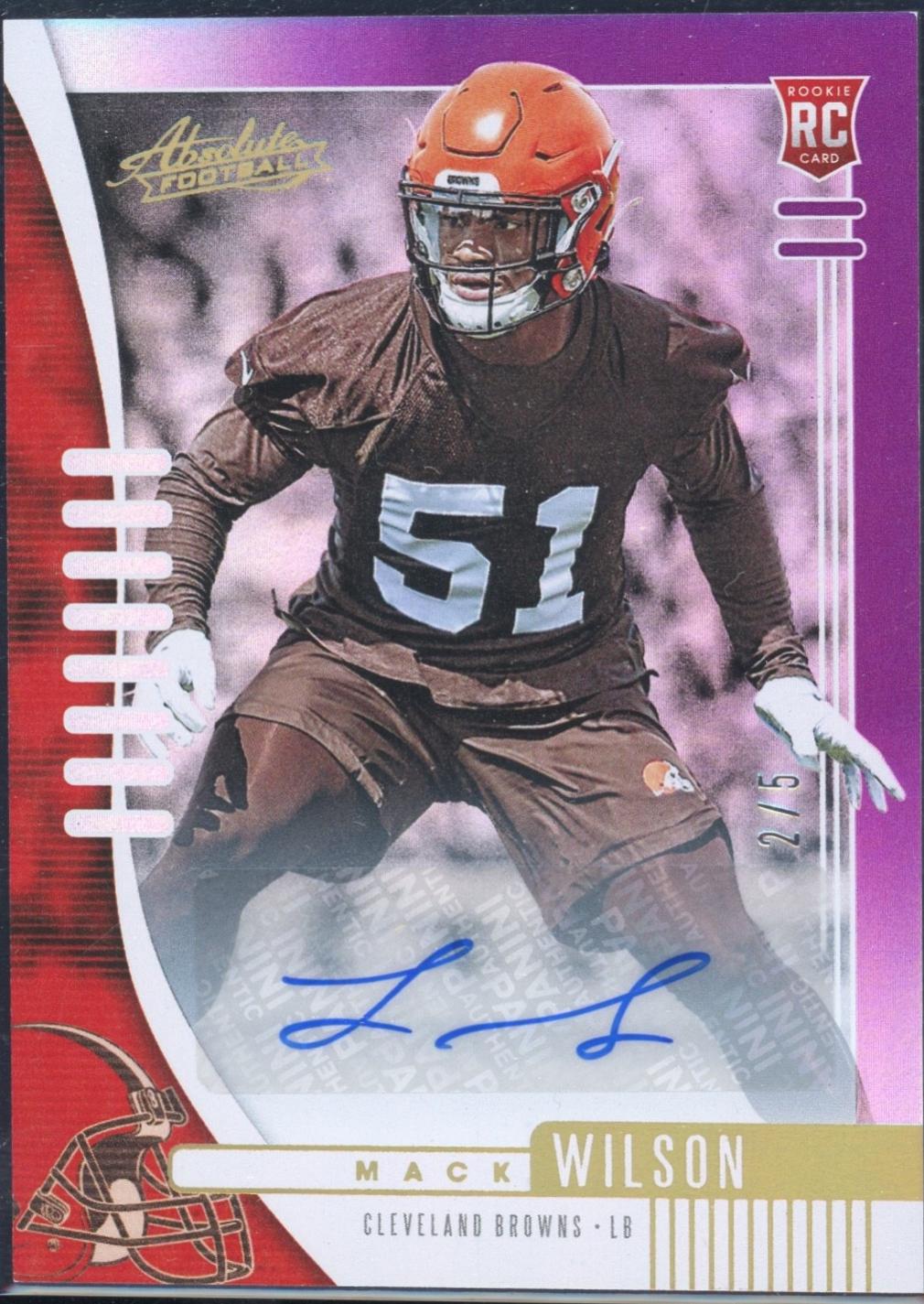 Mack Wilson [Spectrum Purple Autograph] #152