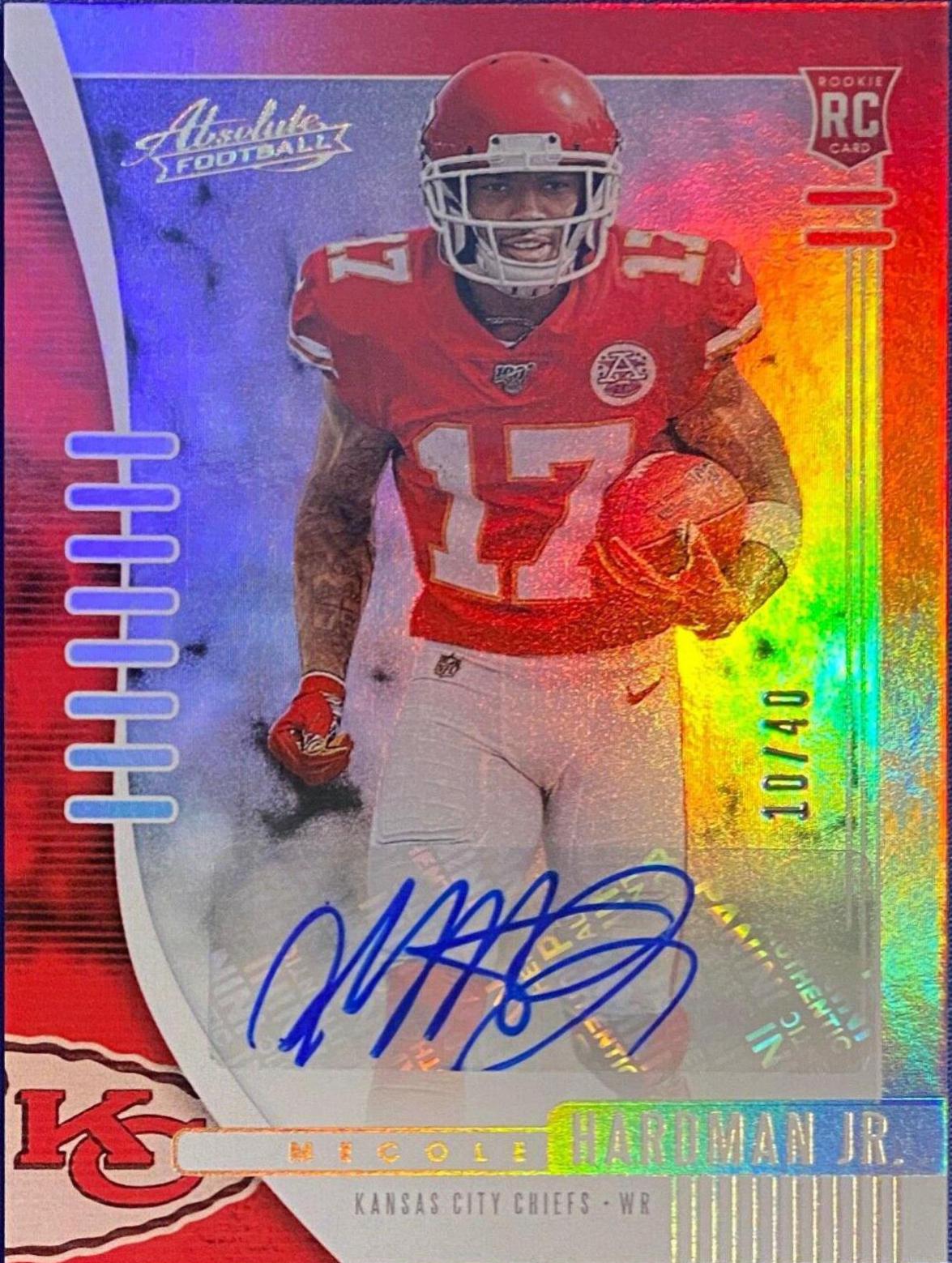 Mecole Hardman Jr. [Spectrum Red Autograph] #128