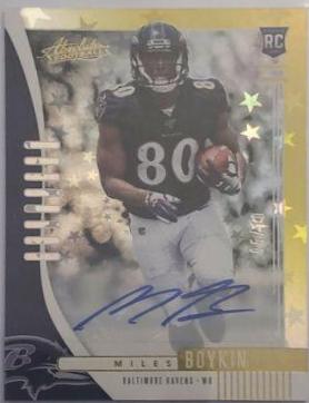 Miles Boykin [Gold Stars Autograph] #129