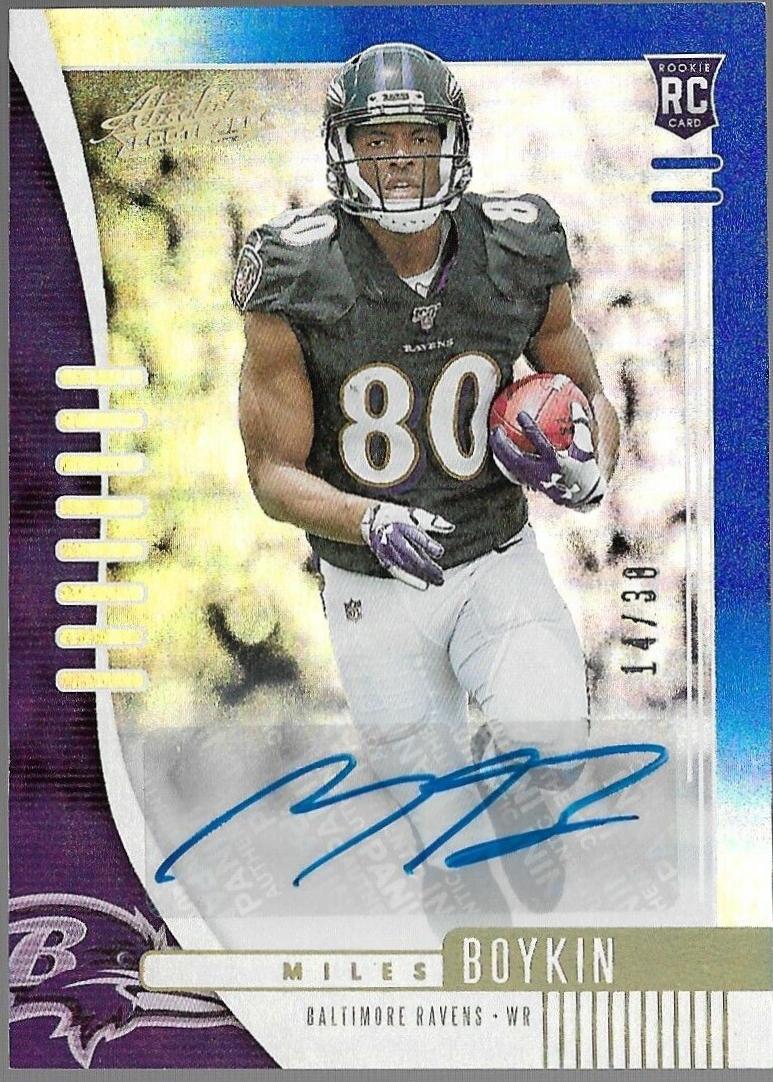 Miles Boykin [Spectrum Blue Autograph] #129