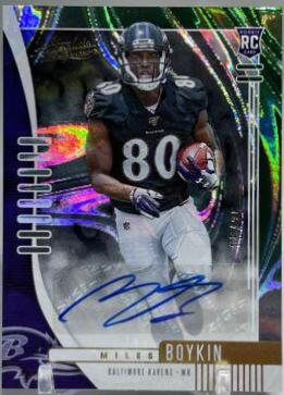 Miles Boykin [Spectrum Green Autograph] #129