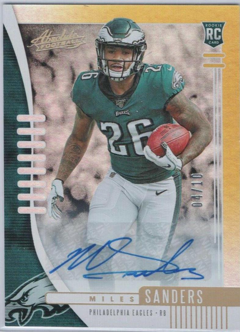 Miles Sanders [Gold Stars Autograph] #130