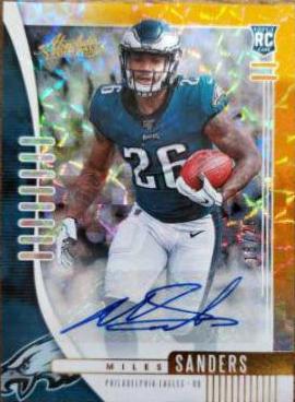 Miles Sanders [Orange Mosaic Autograph] #130