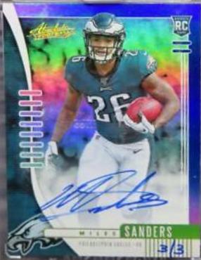 Miles Sanders [Spectrum Blue Autograph] #130