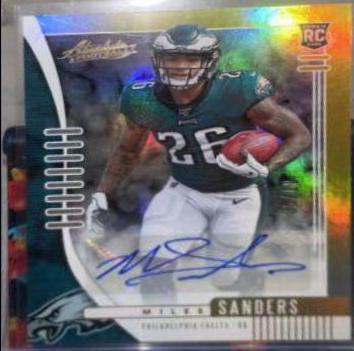 Miles Sanders [Spectrum Gold Autograph] #130