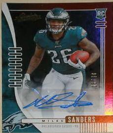 Miles Sanders [Spectrum Red Autograph] #130
