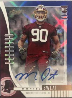 Montez Sweat [Blue Diamonds Autograph] #195