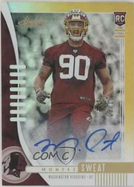 Montez Sweat [Spectrum Gold Autograph] #195
