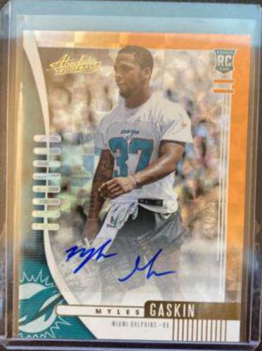 Myles Gaskin [Spectrum Orange Autograph] #169