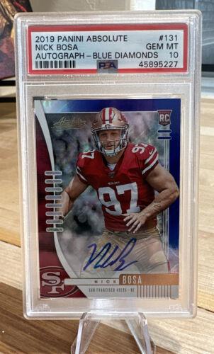 Nick Bosa [Blue Diamonds Autograph] #131