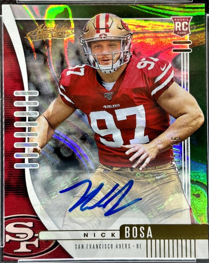 Nick Bosa [Green Waves Autograph] #131