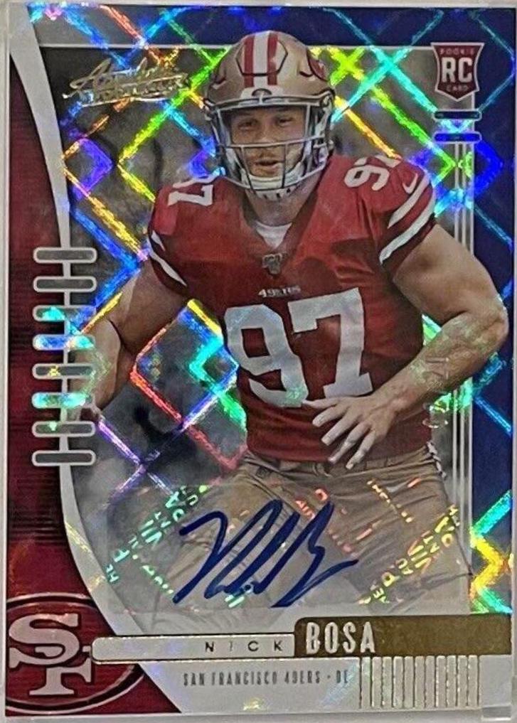 Nick Bosa [Spectrum Blue Autograph] #131