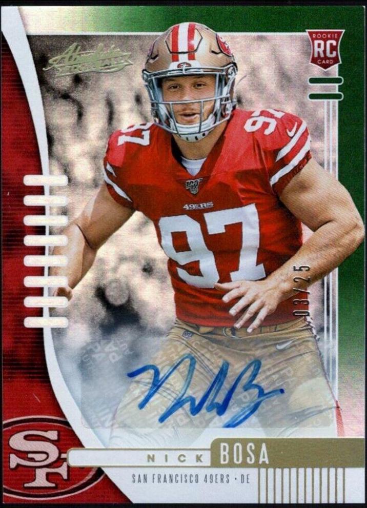 Nick Bosa [Spectrum Green Autograph] #131