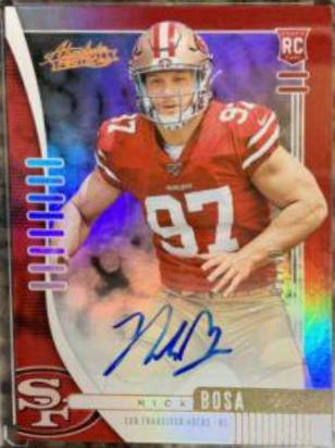 Nick Bosa [Spectrum Red Autograph] #131