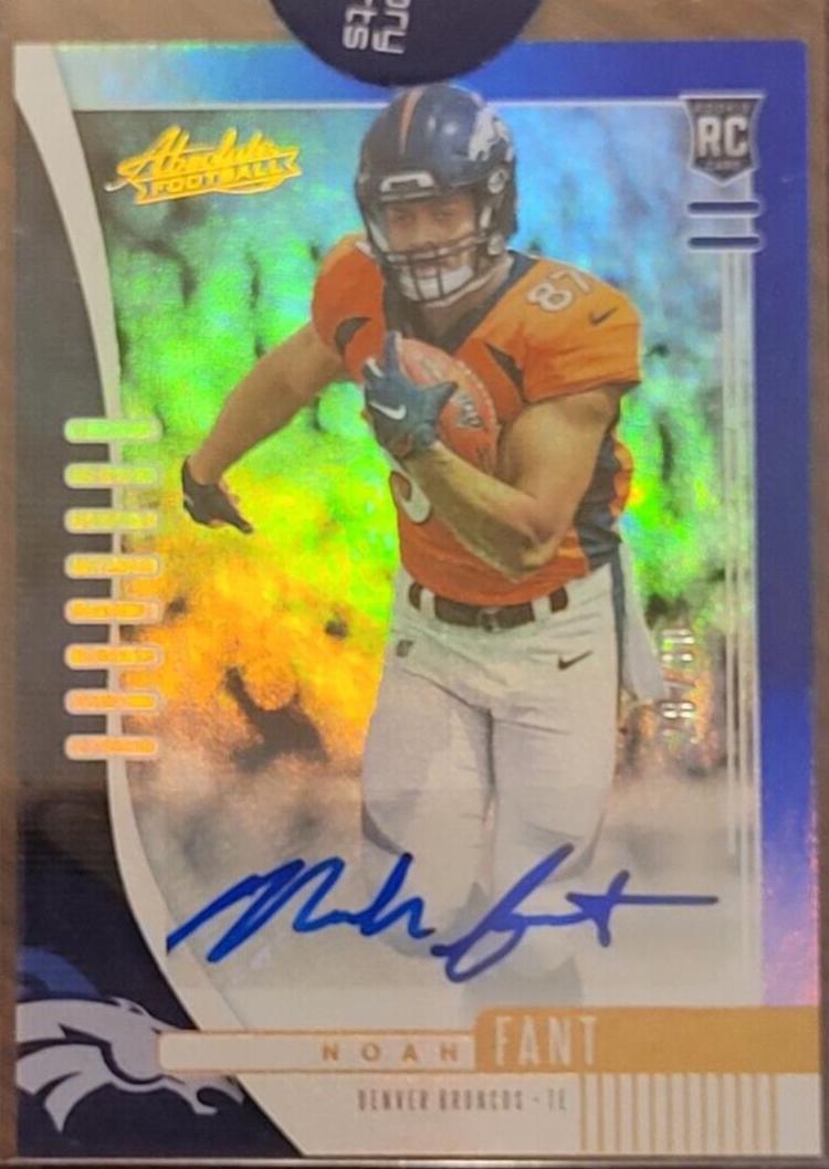 Noah Fant [Spectrum Blue Autograph] #133