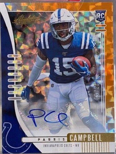 Parris Campbell [Spectrum Orange Autograph] #134