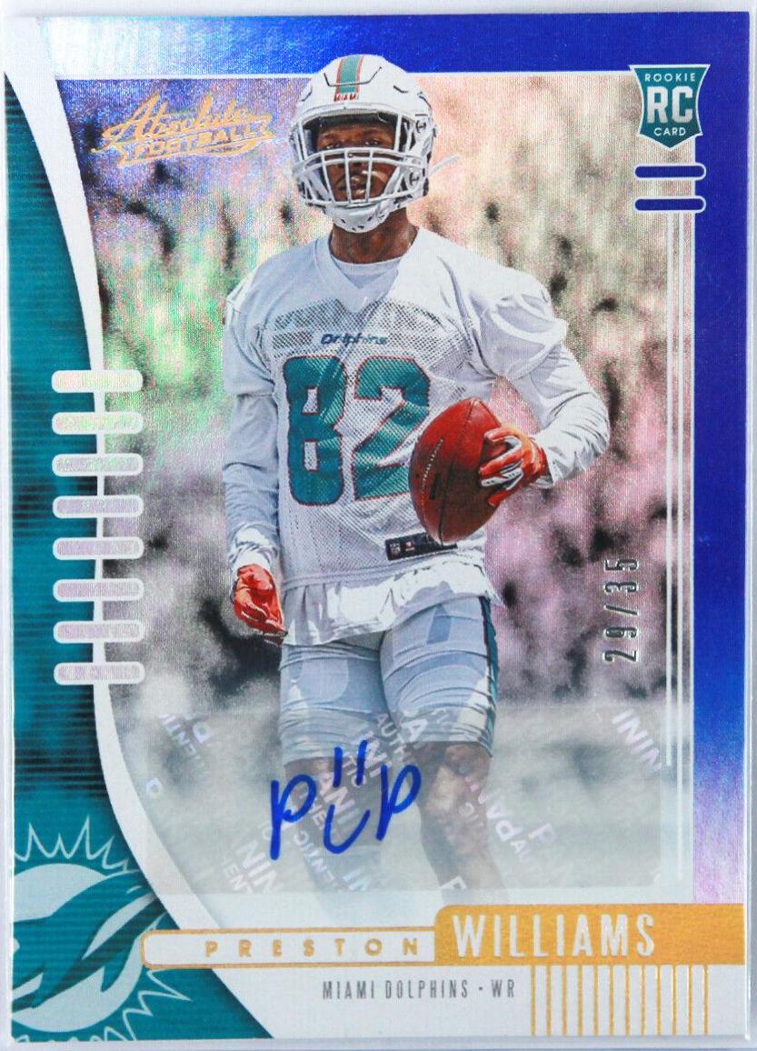 Preston Williams [Spectrum Blue Autograph] #170